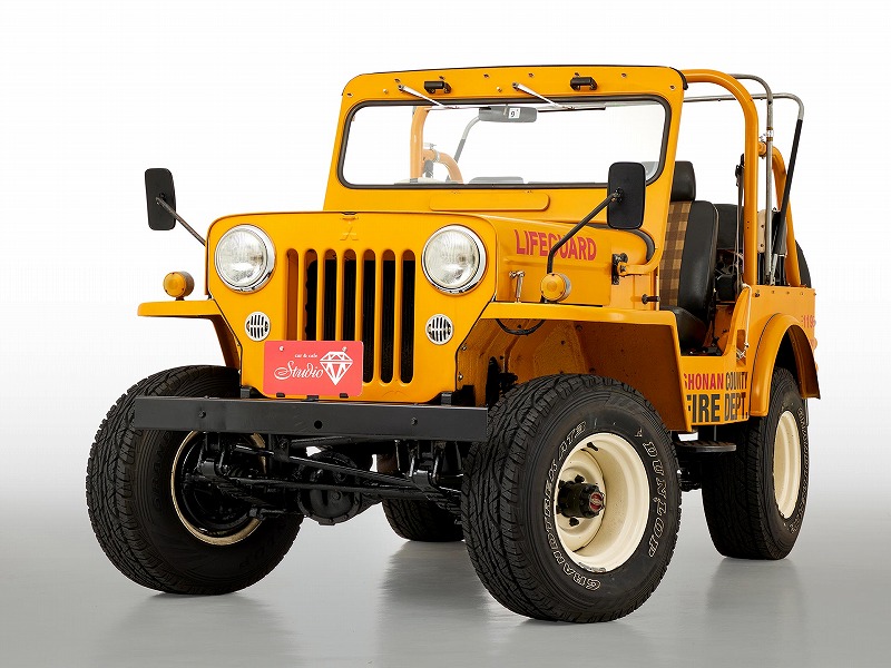 三菱 ジープJ57 燃料タンク交換済 マフラー交換済 幅広フェンダー 4WD