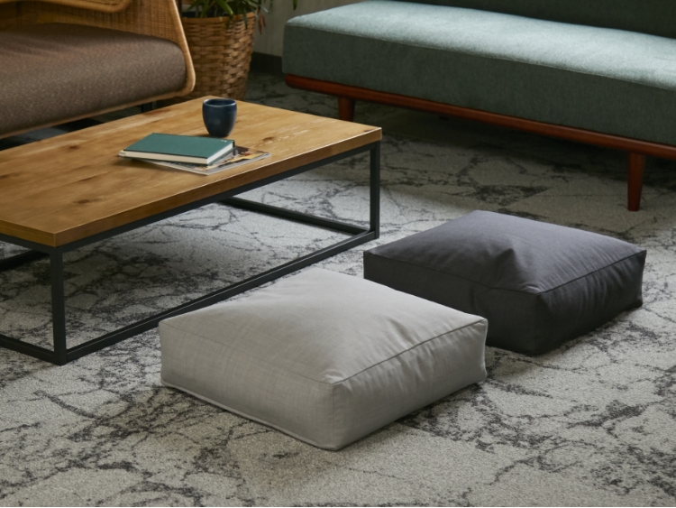 FIBER ART STUDIO/ソモウクッションチェア スクエア -深く沈まず腰が