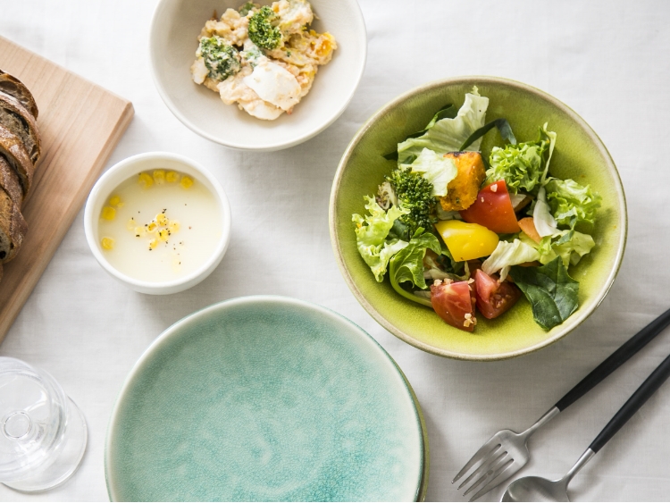 Jars/TOURRON ディナープレート -美しい色の組み合わせが楽しい、働き