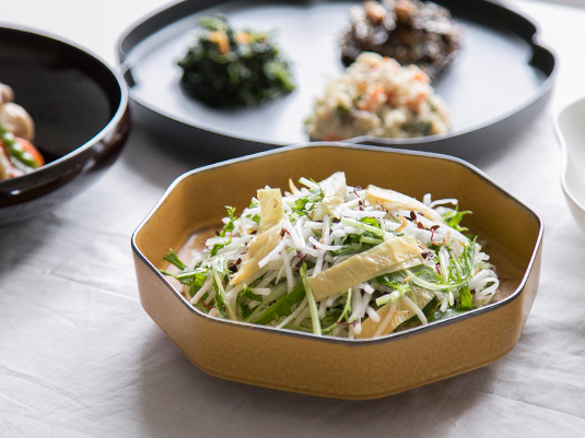 Tsudoi/寂がらし釉 八角鉢 -にぎやかに集う食卓の主役 - スタイルストア
