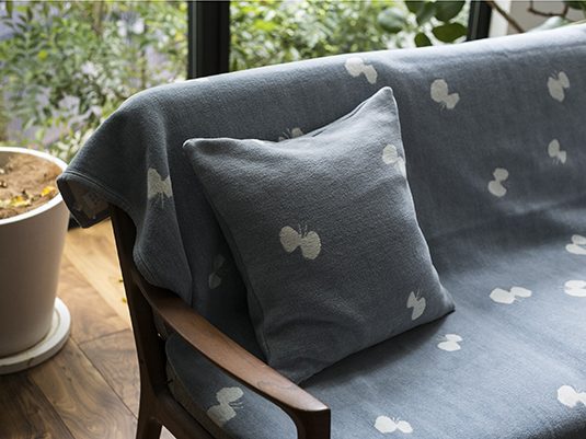 KLIPPAN/mina perhonen シュニールコットン クッションカバー CHOUCHO