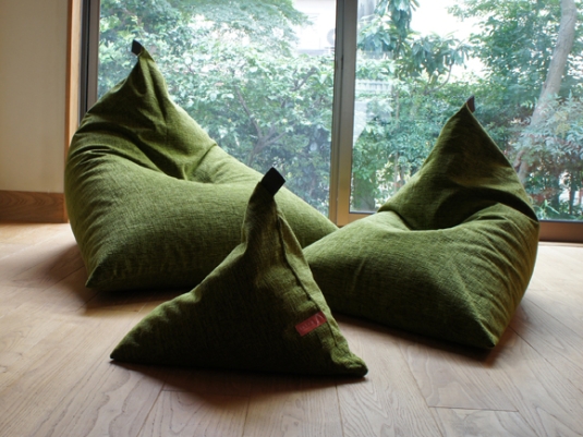 tetra grande KOKE ビーズクッション レギュラーサイズ -京都の寝具