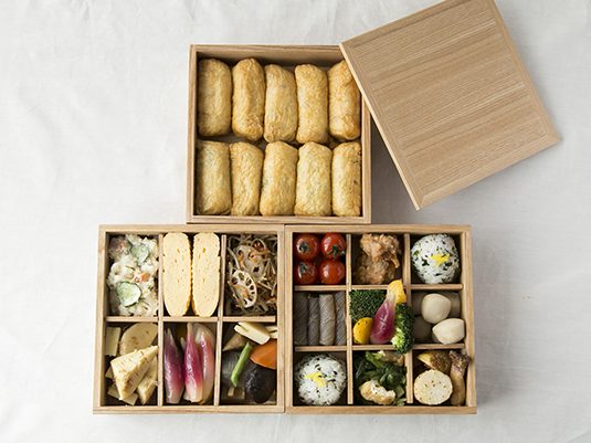 松屋漆器店/ナチュラル 6寸 重箱用 六つ切仕切り -きれいな盛り付けを