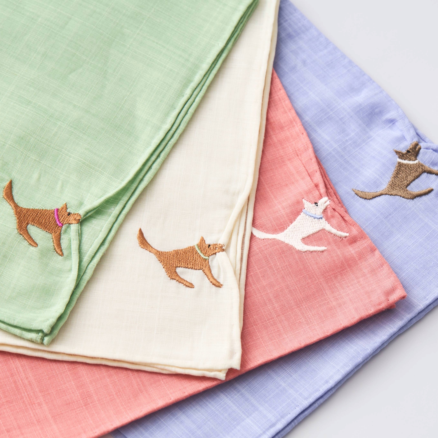 CLASSICS THE SMALL LUXURY/HIKKOMI ハンカチ いぬ -老舗ハンカチ屋の