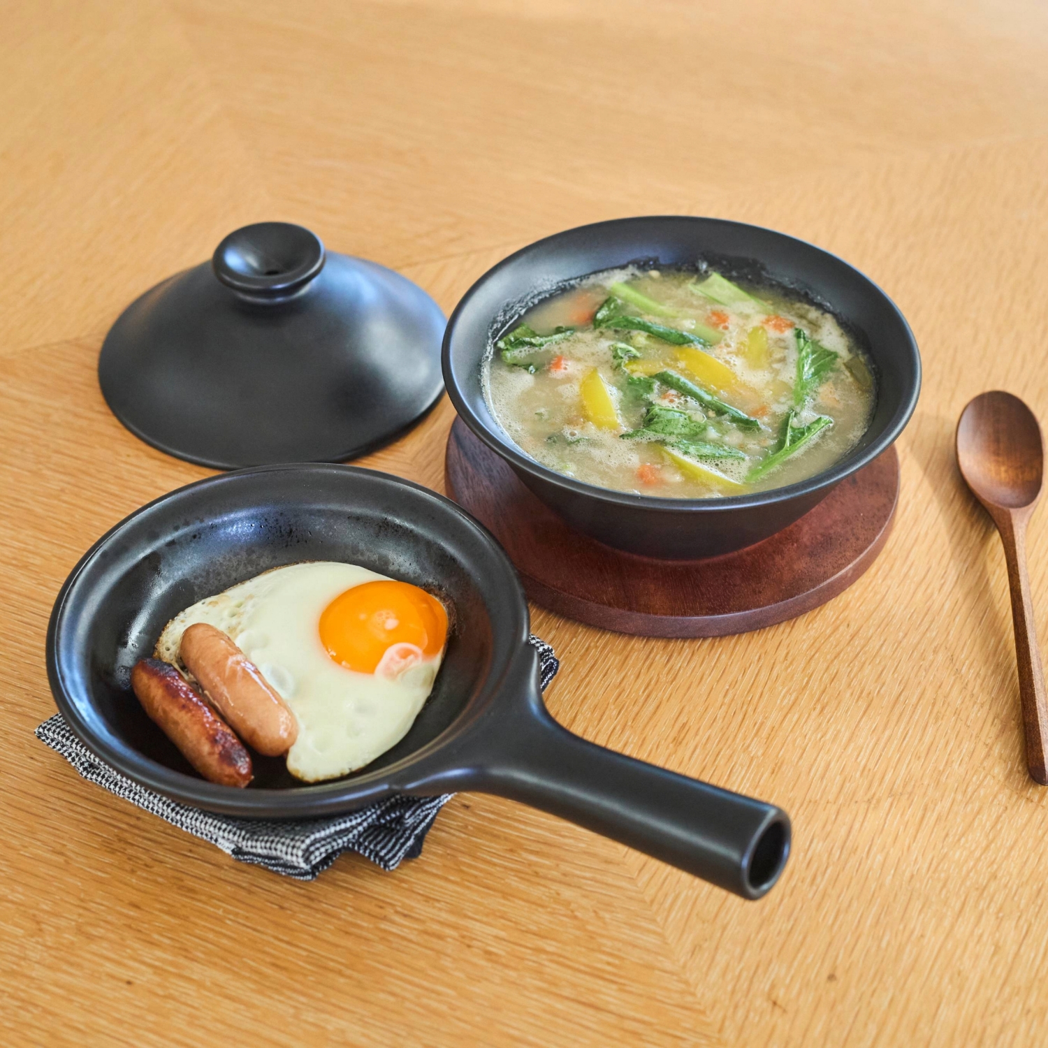 松田美智子の自在道具/ばんこ小鍋揃え -一人分の料理をおいしく