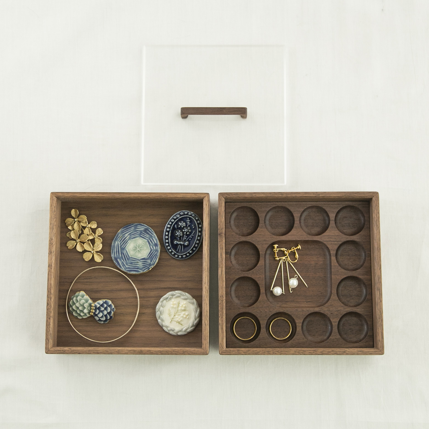 丹野製作所/ジュエリーケース「かさね」2段セット -【当店限定】お重の