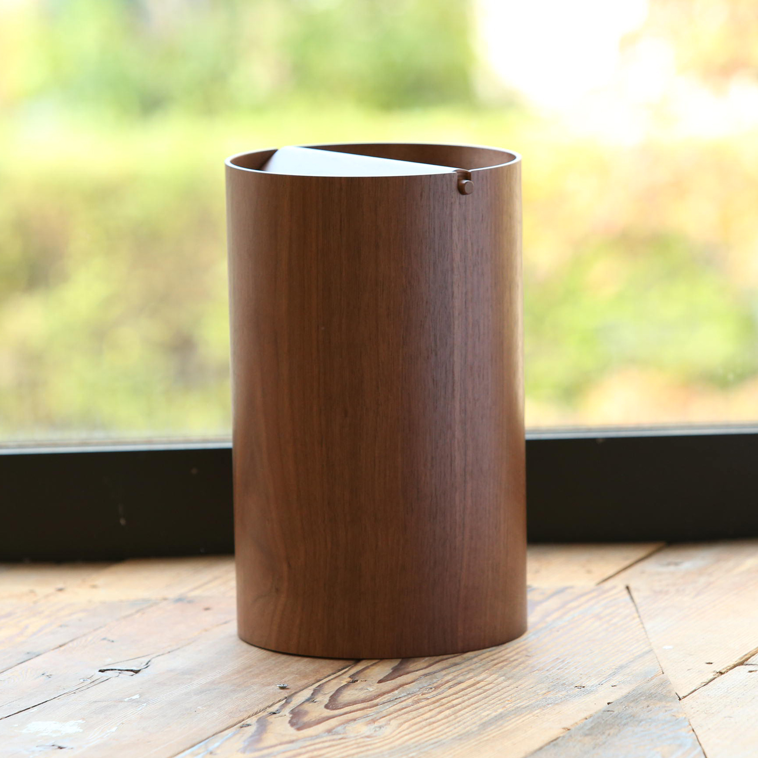 SAITO WOOD/ダストボックス WN954A walnut -軽くて丈夫な、普段使いし