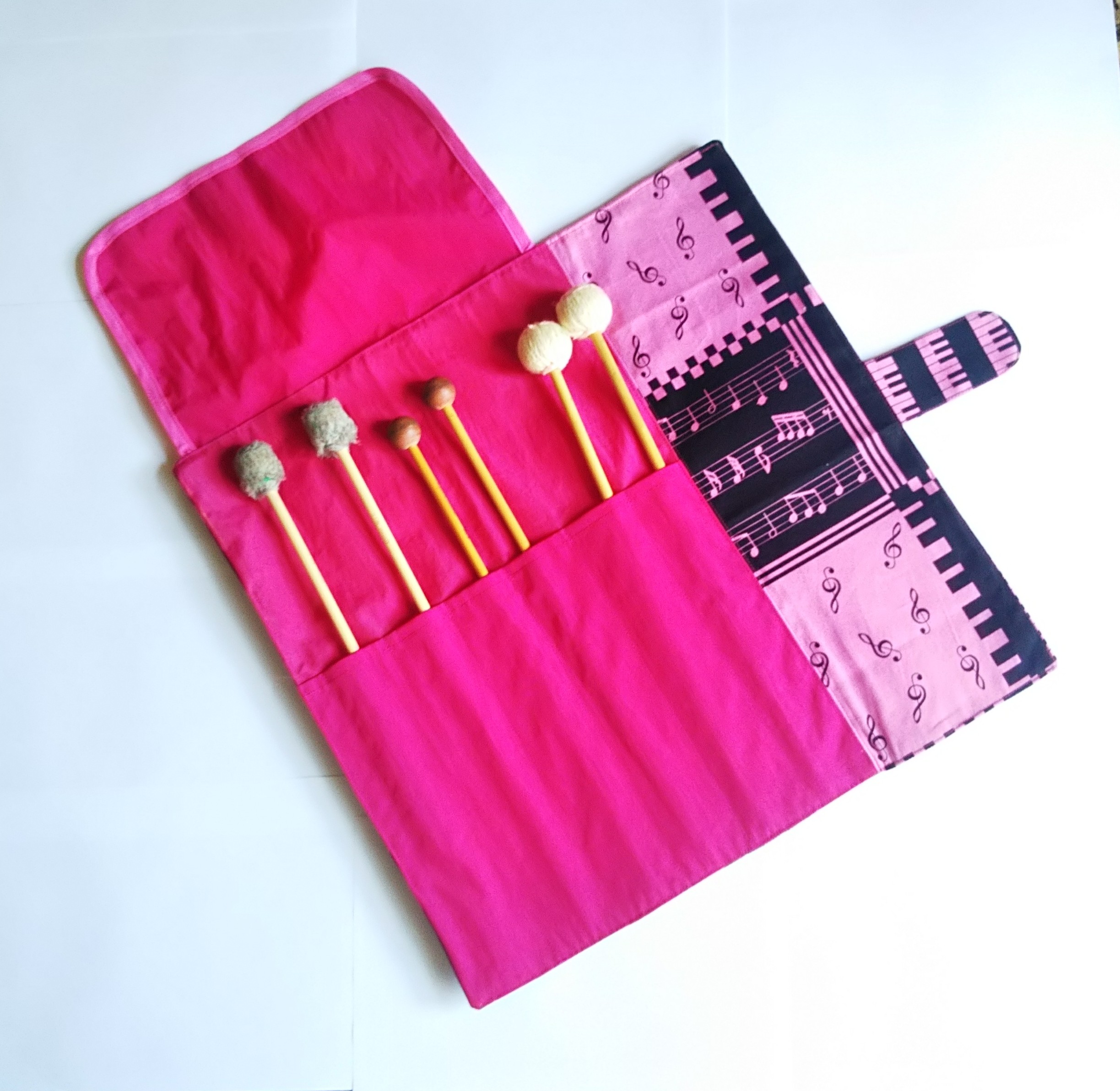 ハンドメイド小物 マレットケース 楽器ケース | ハンドメイドバッグの