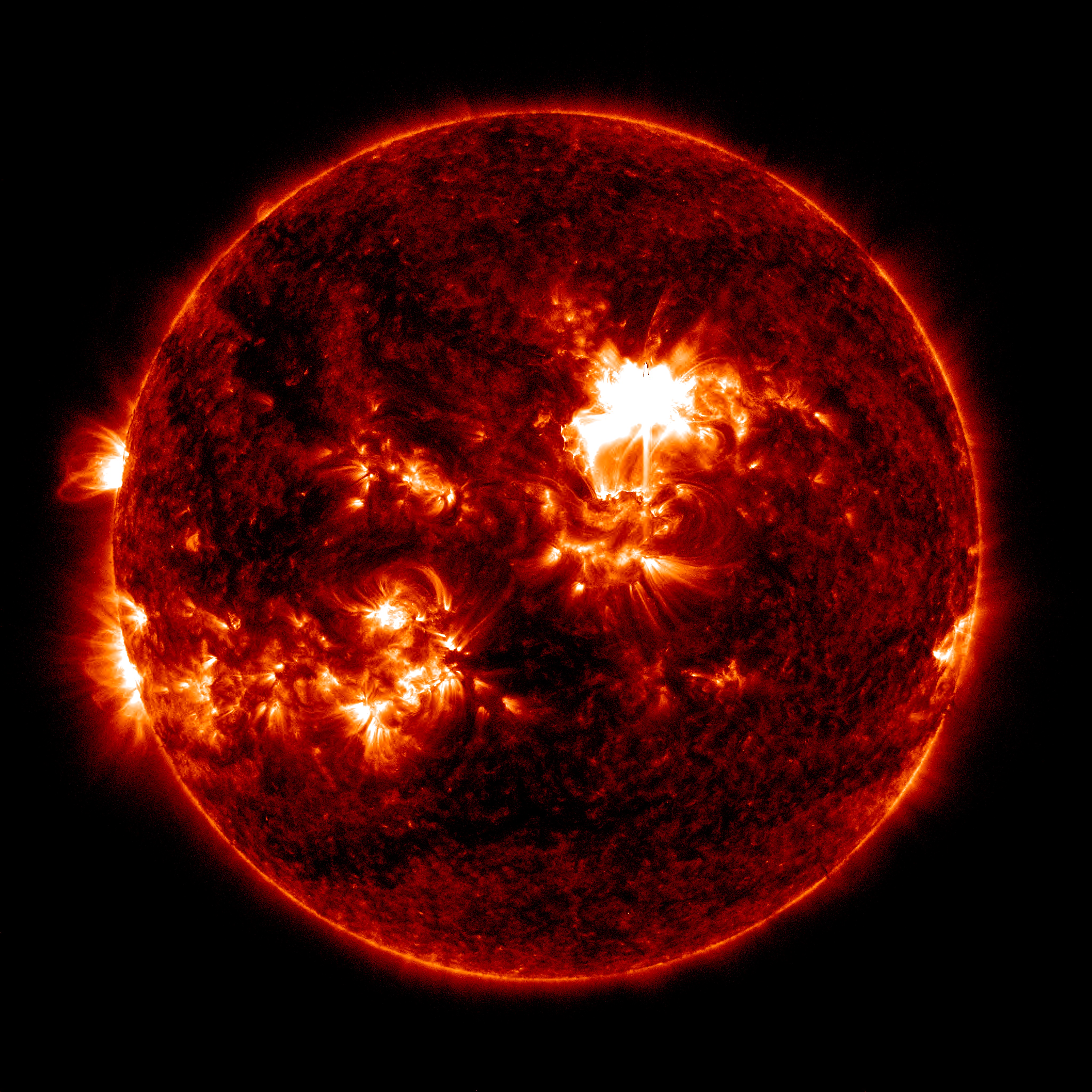 NASA SVS | The Sun Unleashes Six November X-class Flares