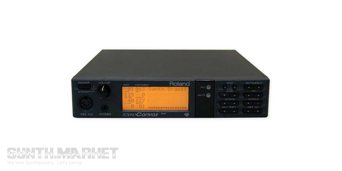Roland SC-55 Sound Canvas: Rackmounted Sound Module/ Tone Generator