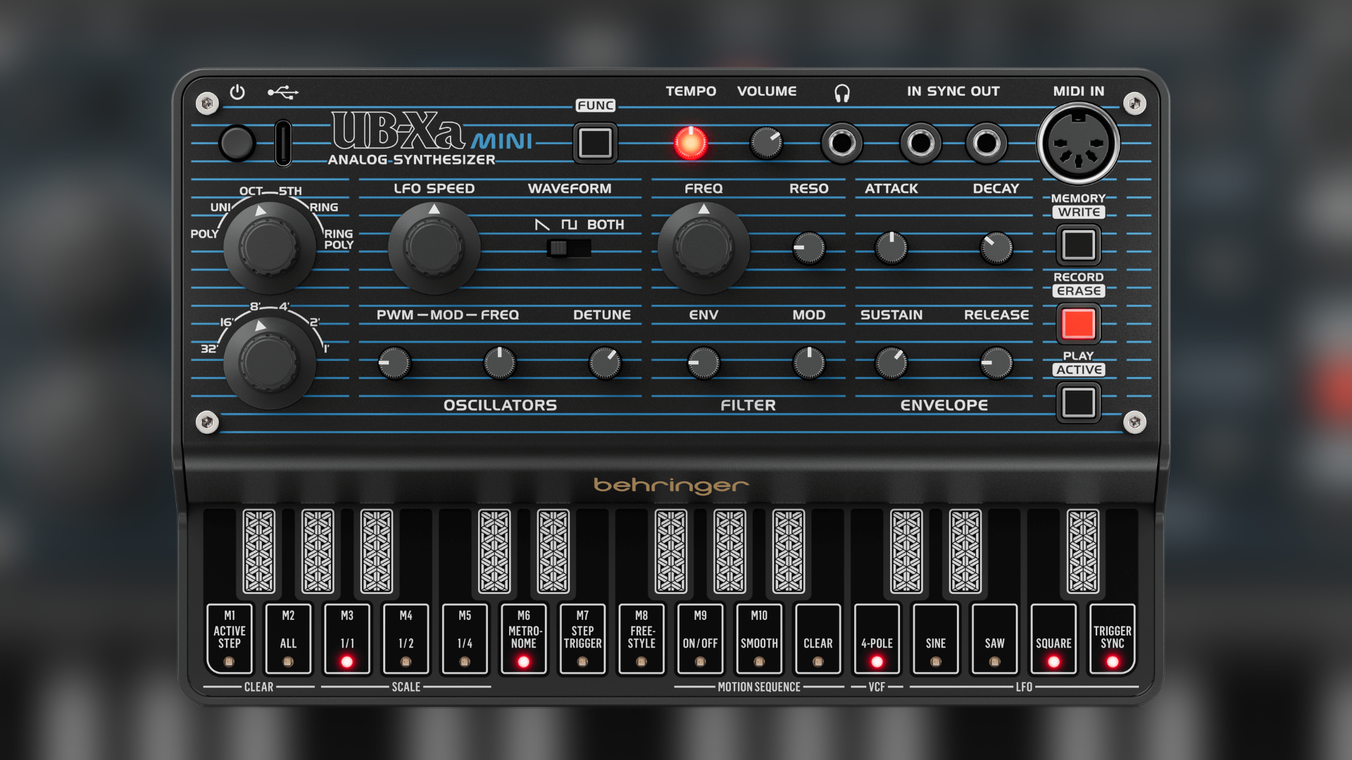 Behringer UB-Xa mini: portable Oberheim OB-Xa style analog synth