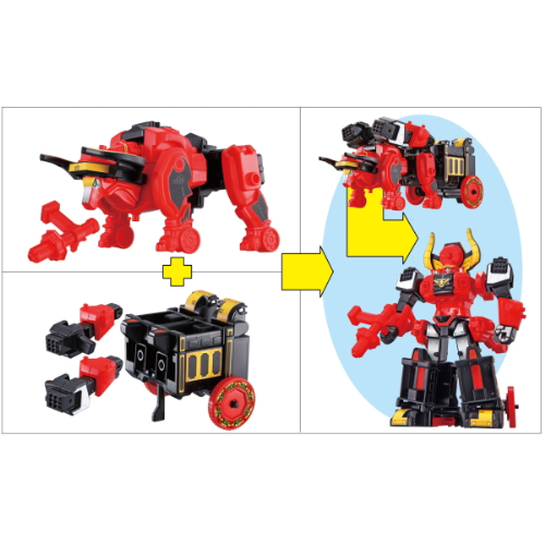 食玩王国オフィシャルウェブサイト ミニプラ侍合体モウギュウダイオー